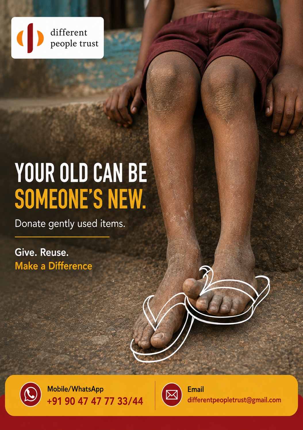 Campaign poster: your old can be someone's new